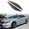 Soft Carbon Fiber Headlight Eyelids Eyebrows For Benz C Class W204 2007-2013