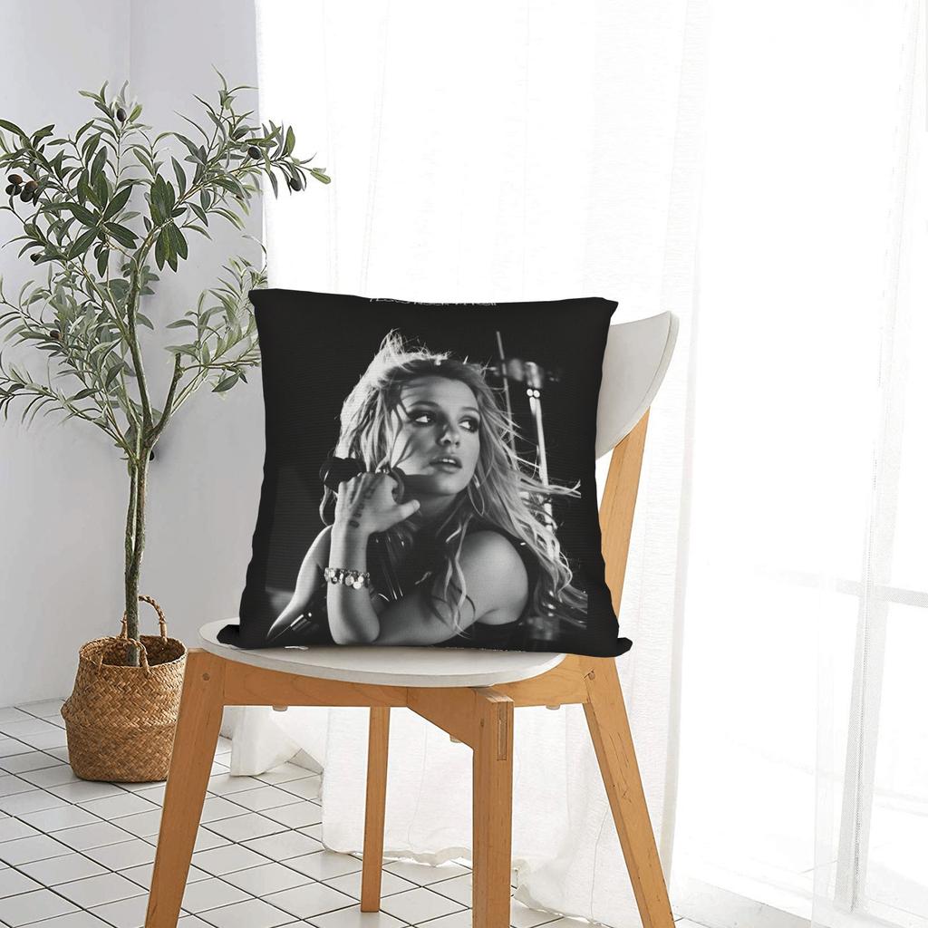 Star D-De Britneys-Spears Singer Pillow Case Graphic Pillow Cover Vintage Pillowcases For Living Room Sofa
