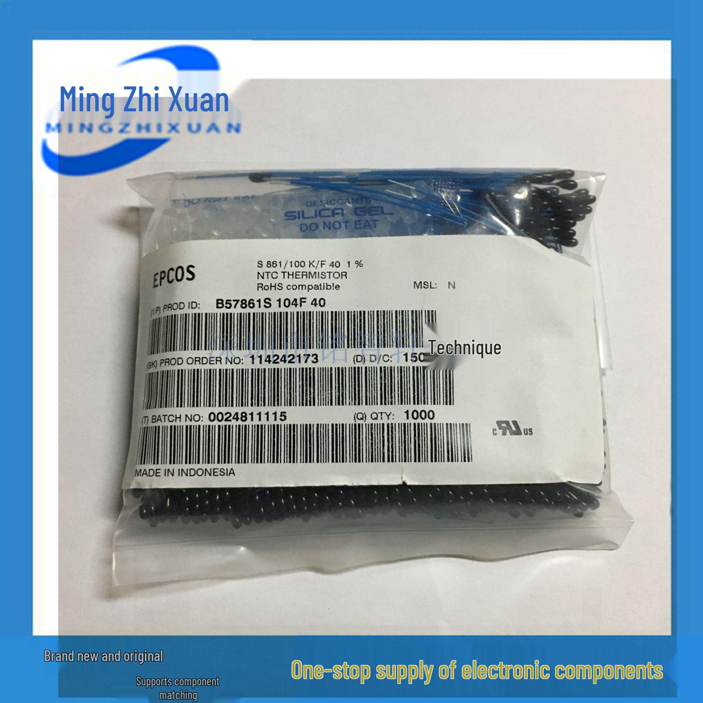 

B57861S104F40 2.41MM 100K 1% NTC Thermistor