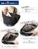 Kagonomori Women's 2-Way Tote Bag, Lightweight, Water-Repellent Nylon, Shoulder Bag, Perfect for Commuting, Crossbody Bag, 501-10 [Black]
