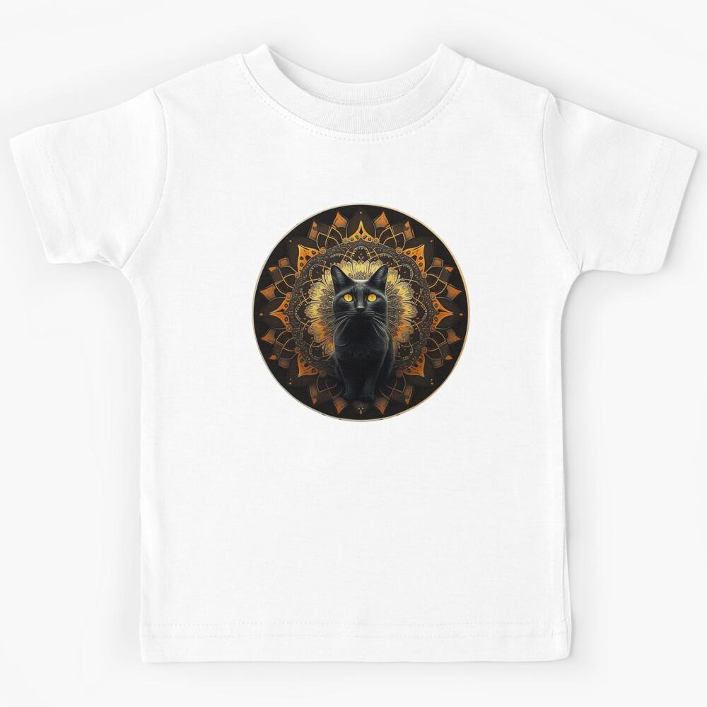 Cat Noir #1552 | Black Cat Kids T-Shirt 130