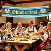 München Oktoberfest Banner Fahnen Blau Weiß Themenparty Hängende Dekorationen Deutsches Bierfest Benutzerdefinierte Girlande
