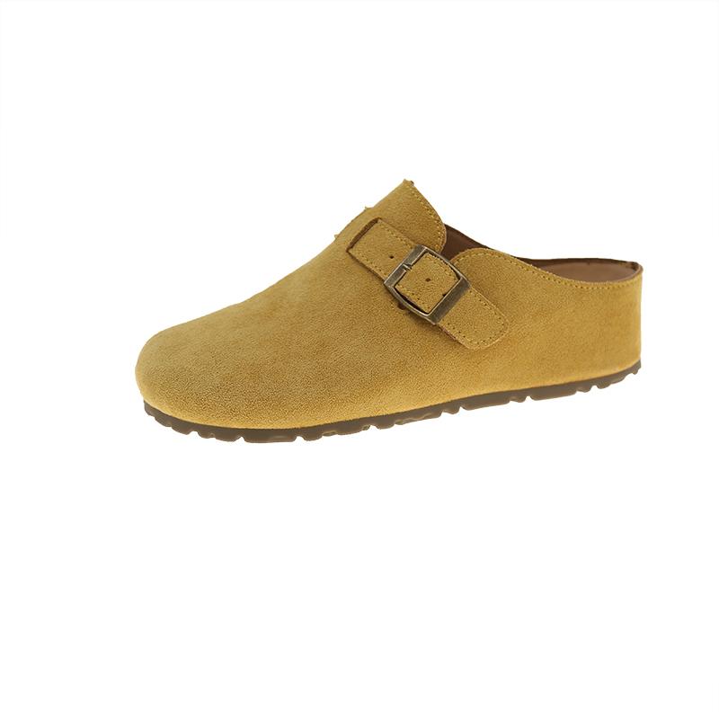 

2026 NEW Fashion Women s Suede Slippers Arch Support Outdoor Beach Slides Home Stylish and high quality Slippers 40 жовтий