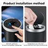 For Vauxhall Car Trash Can Mini Waterproof Storage Cup Holder Garbage Bin Lid Accessories Corsa Astra Mokka Grandland Crossland