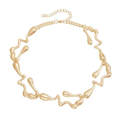 Irregular Jewelry Set Lava Style Opposite Sex Necklace Light Luxury Fashion Retro Earrings