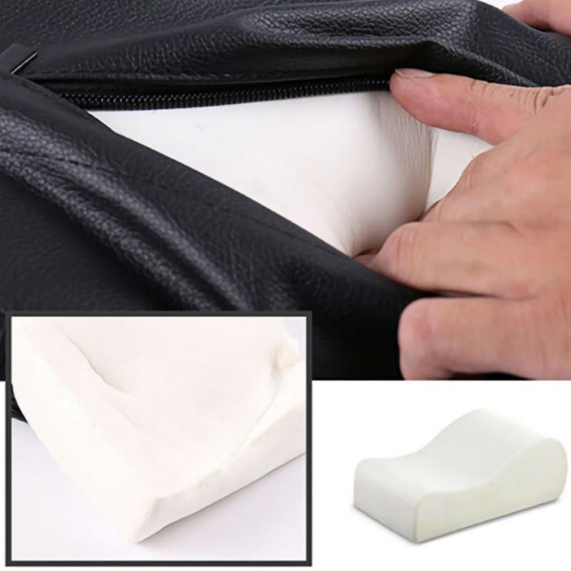 Pernă pentru cotiera auto din spumă cu memorie cu buzunar pentru telefon Scaun din PU Cotieră Covoraș Covoraș Suport pentru mâini Suport Accesorii auto