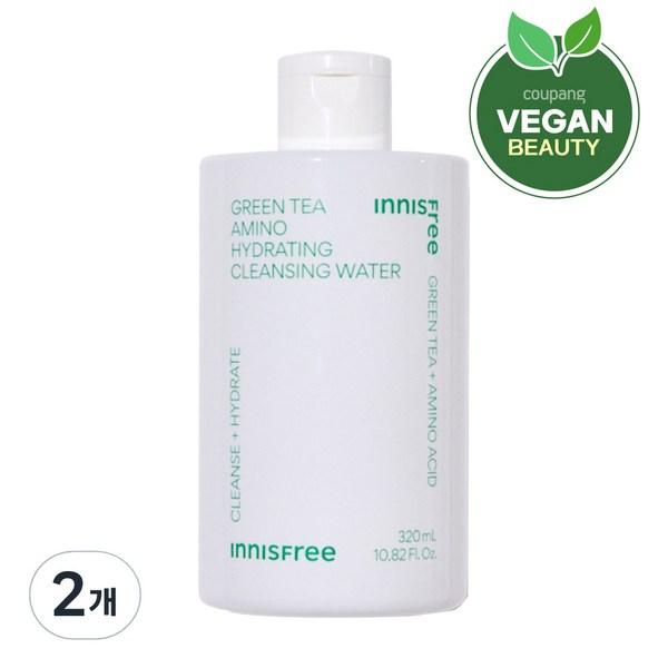 

Innisfree New Green Tea Amino Moisture Cleansing Water, 2, 320мл Известная корейская косметика, популярные товары