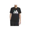 adidas Graphic Short Sleeve Fashion Casual Soft Skin-Friendly T-Shirt Unisex Tops Black KB7748