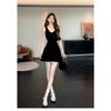 Summer new French suspender vest skirt, basic primer dress, Spice Girl temperament waist skirt