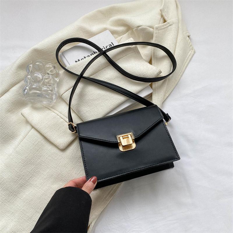 Chic Summer 2023 Small Square Bag Fashionable Street Style Pu Crossbody Bag