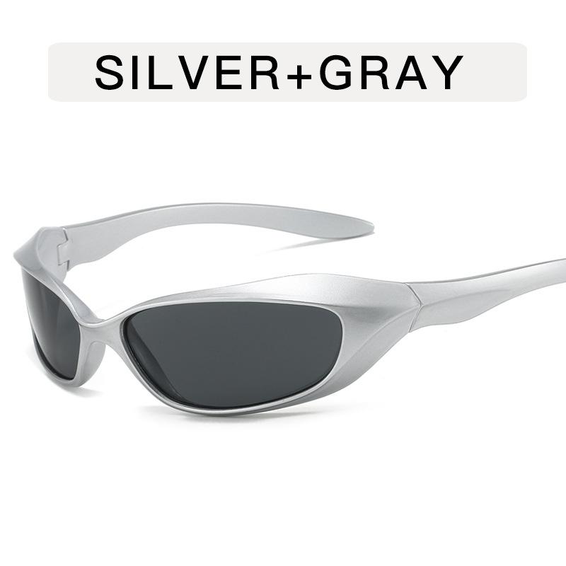Punk Style Women's Sun Glasses Y2K Stylish Anti-reflective Designer Sunglasses Woman Stage Performance Men Sunglass