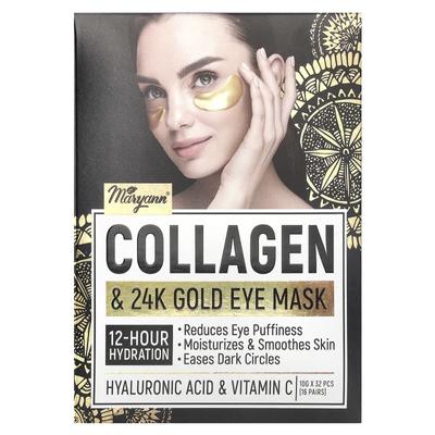 Kollagen & 24K Gold Augenmaske, 16 Paare