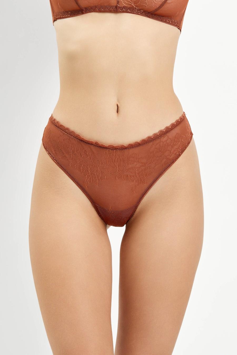

Трусики стринг Anabel Arto (74918) 3(M) brown-nose кольору