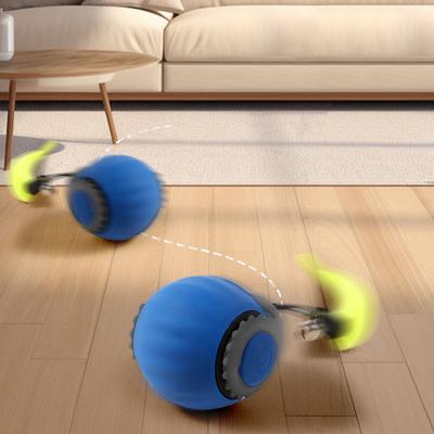 Haustier intelligente Katze Ball Katzenspielzeug Ball Elektrisches Katzenspielzeug Selbst anregender Langeweileball Sicherer bissfester Haustier Spielzeug