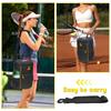 Two Way Zippers Tennis Storage Bag Shoulder Strap Tennis Balls Holder Bag  Baseball Bag