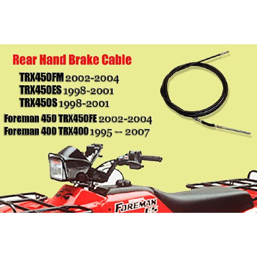 TRX 450 Rear Hand Brake Cable Replace For Honda Foreman 450 400 TRX 450 TRX450ES TRX450FE TRX450FM TRX450S Trx400 1998-2004