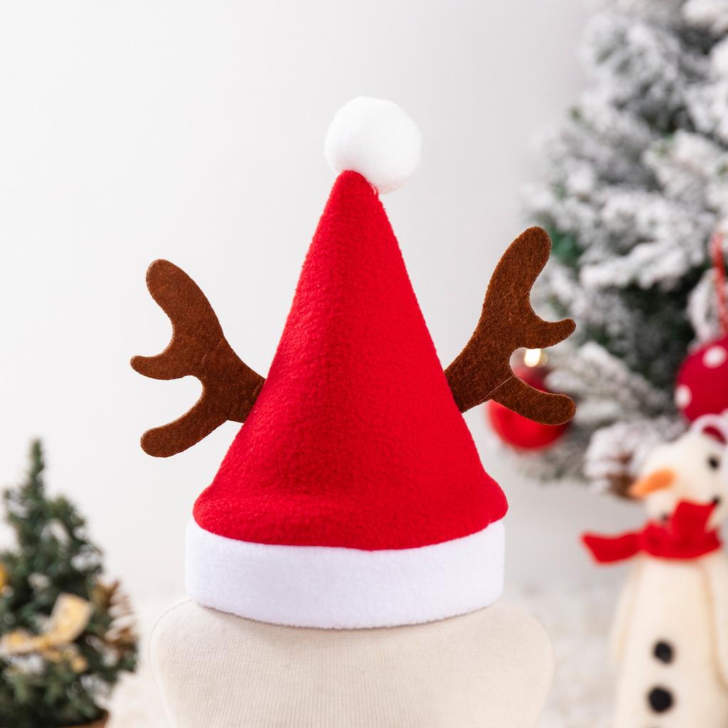 Reindeer Antler Christmas Hat Pet Cat Hat Christmas Scene Decoration Christmas Dog Hat Christmas Gift
