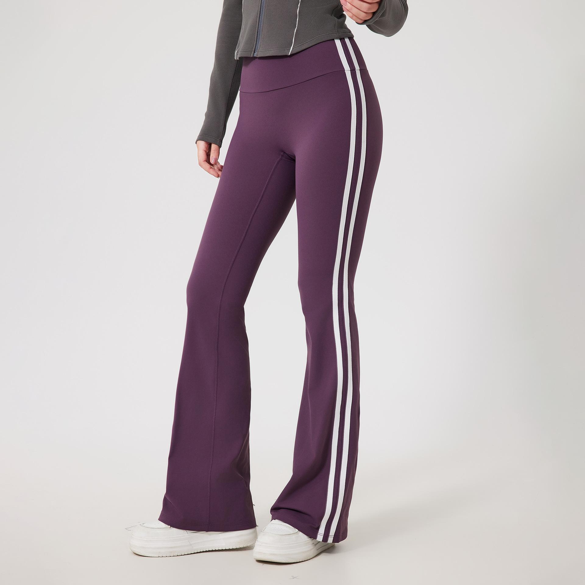 

Спортивные штаны с высокой талией, штаны для йоги, флисовые штаны для бега, спорта, с эффектом «персиковых» ягодиц, фитнес-штаны, облачные эластичные расклешенные штаны XL