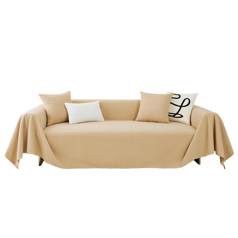INS Style Plush Sofa Slipcover Cover Cloth Waterproof Sofa Cover Cover Four Seasons Universal Sofa Cushion