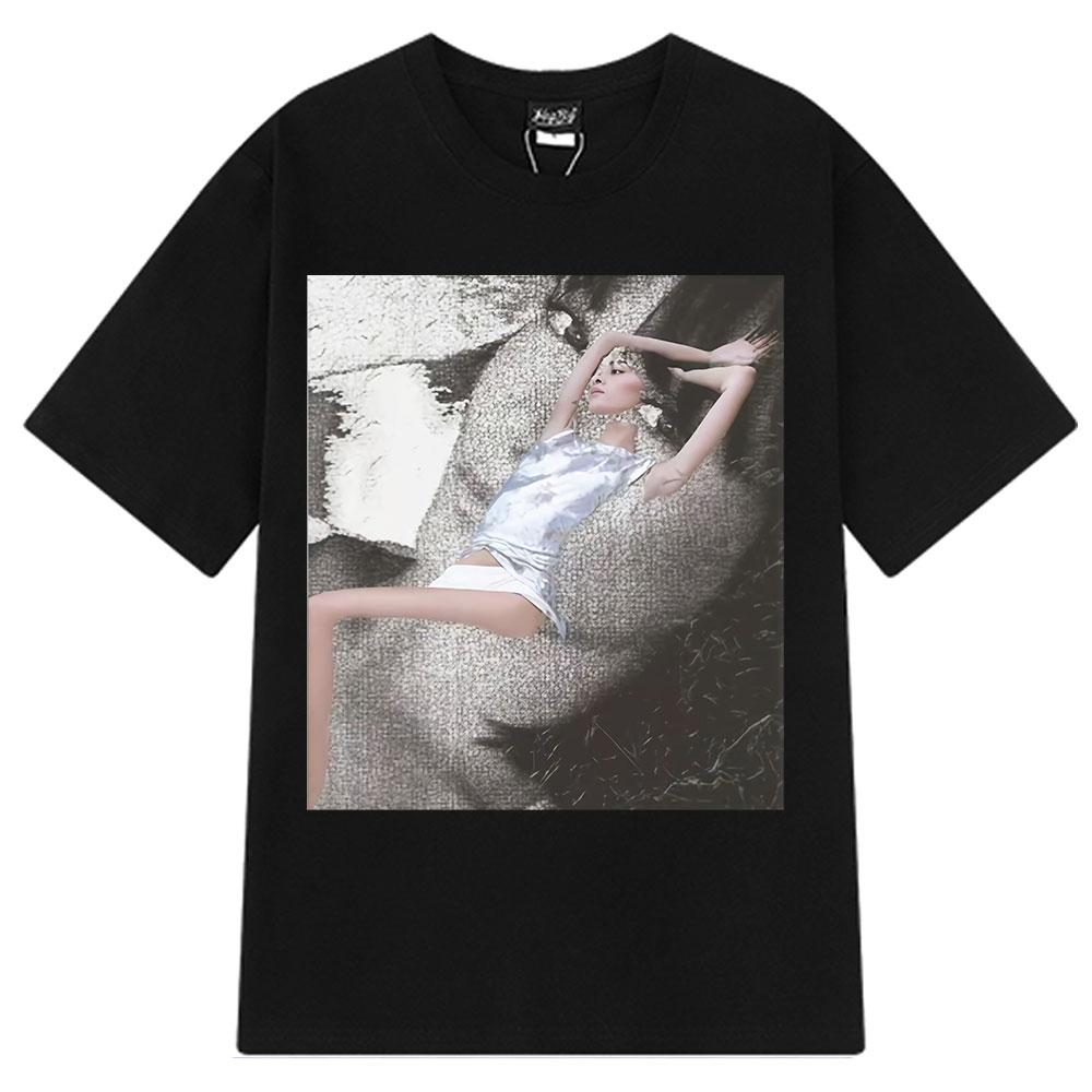 2025 New Essential Cotton Unisex T-Shirt Fashion Printing Soft Breathable Crew Neck Fashion Men's and Women's T-Shirts One Piece