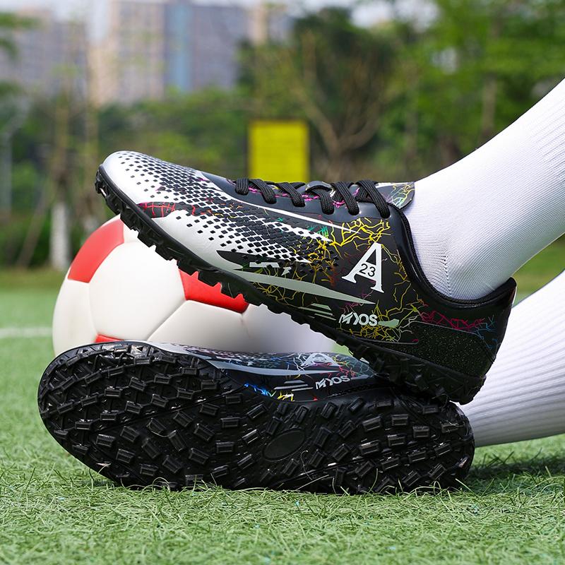 Мужские футбольные бутсы подростковые дышащие футбольные бутсы профессиональная игровая — фото 8