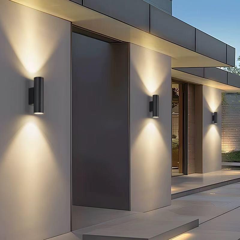 Outdoor Dual-Head Wall Light for Courtyard, Corridor, Patio, Gate, and Villa Exteriors