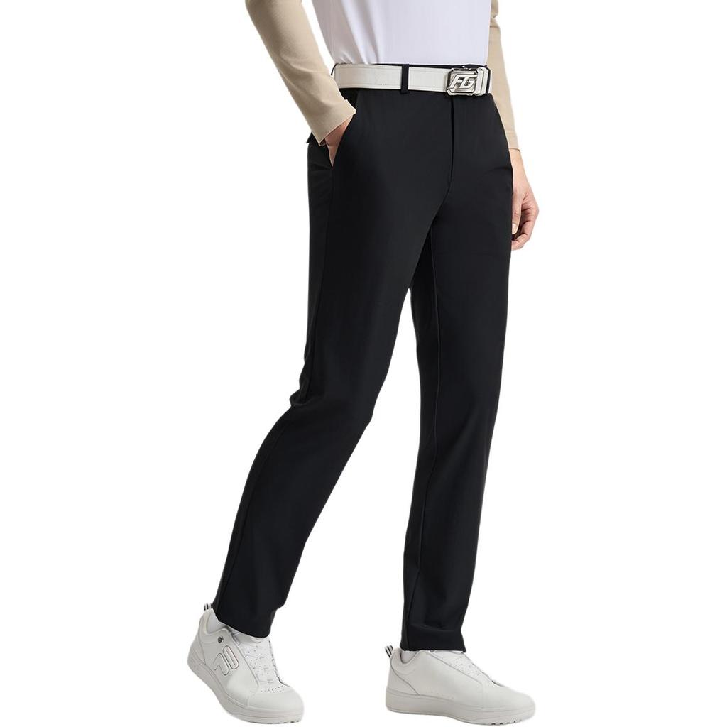 Fila Golf Series Simple Fashion Comfortable Versatile Casual Pants Men Bottoms Deep-Black A11M525601F-BK