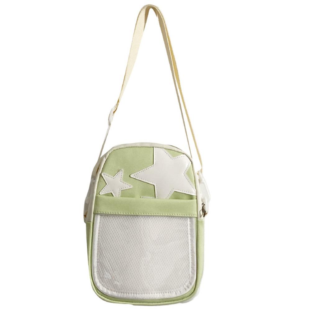 Nylon Star Ita Bag PVC Y2K Anime Display Bag Simple Transparent Handbag  Daily