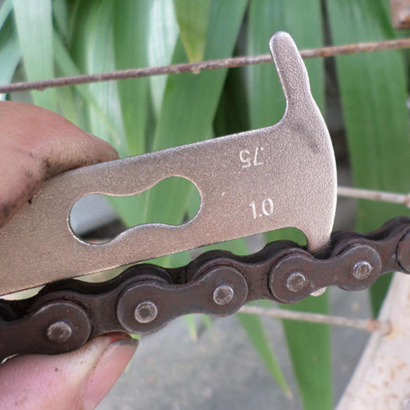 Portable Measure Bicycle Gauge Checker Bike Repair Tool Chain Wear Indicator