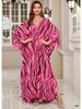 2025 European & American Cotton Print Beach Dress: Women's Loose Long Robe Cover-up with Sun Protection