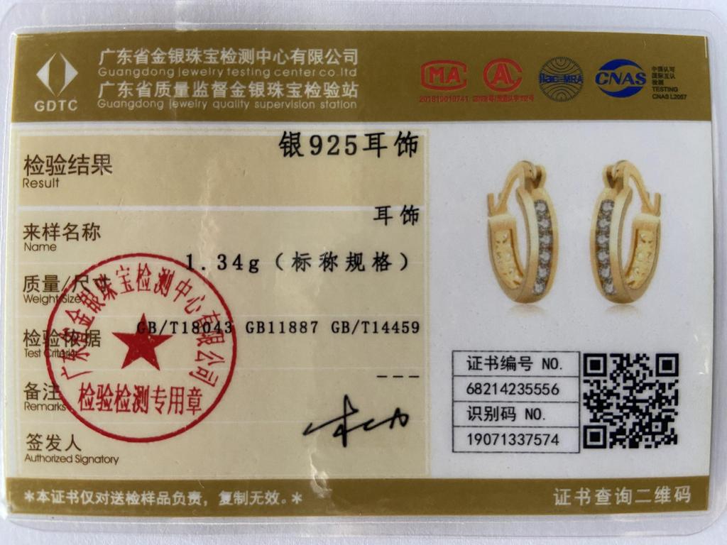 925 Sterling Silber Zirkon Kreativer Ohrclip für Damen 18K Gold Platinierte Ohrringe Modeschmuck