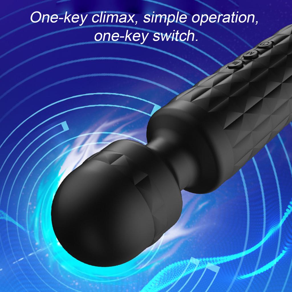 Female Masturbation Vibrator Massage Stick Skin-friendly Silicone Heating Function