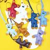Spot Bean Bear Bag Pendant Leather Car Keychain Lanyard Bear Clothing Accessories