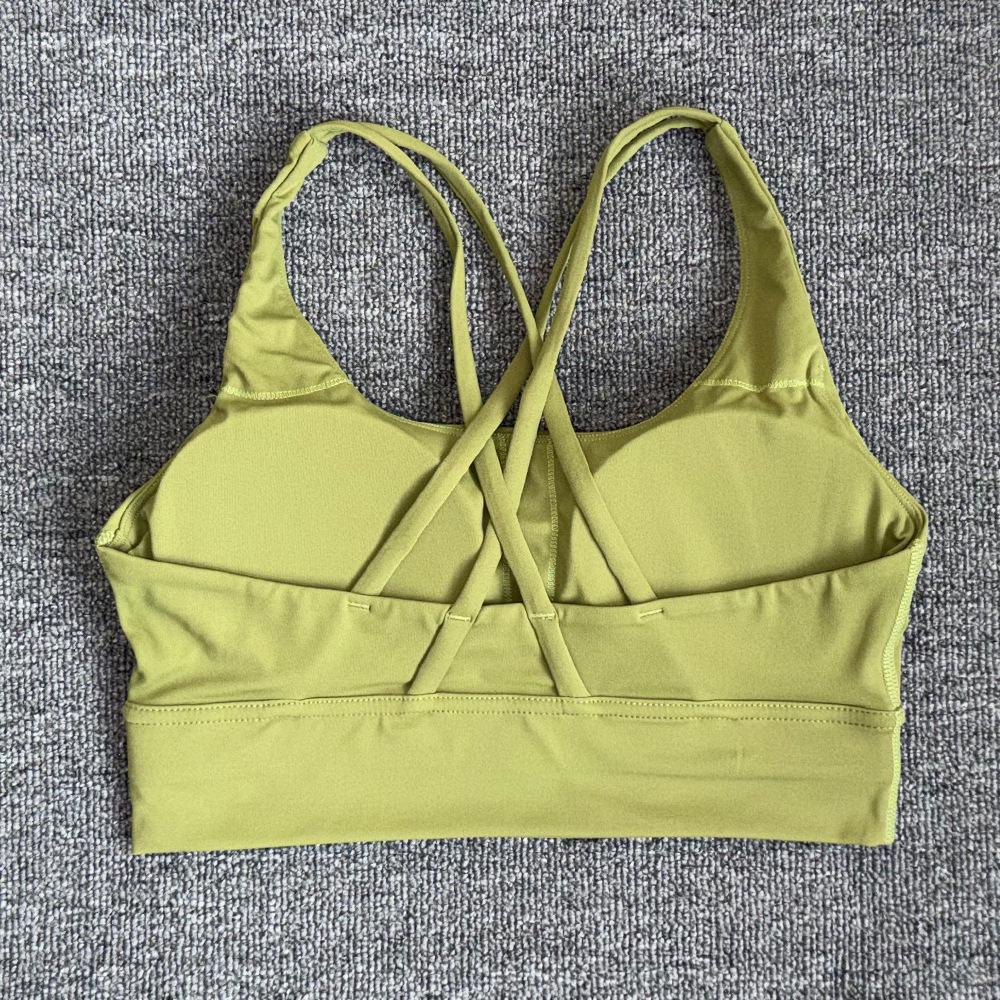 Lulu Double-Sided Cross Back Shockproof Sports Bra