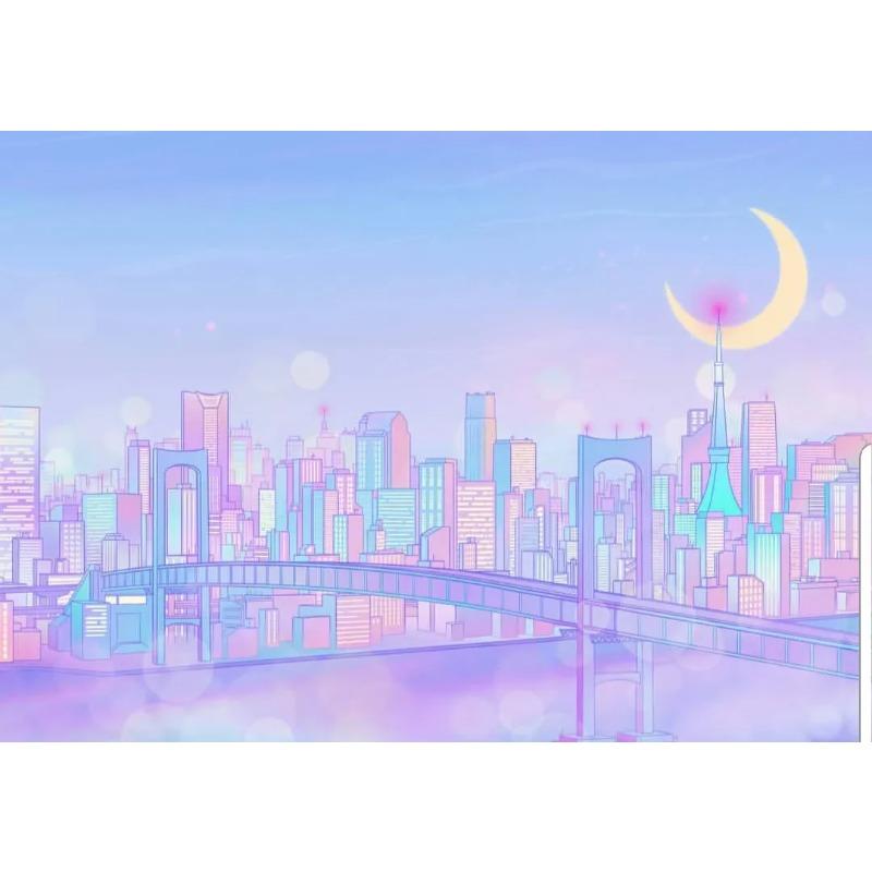 Classic Abstract Aesthetics Wall Art 80s Neon City Street Steam Wave HD Oil On Canvas Posters And Prints Home Bedroom Decor Gift