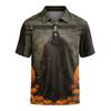 Men's Halloween Print Short Sleeve T-Shirt Stylish Casual Top