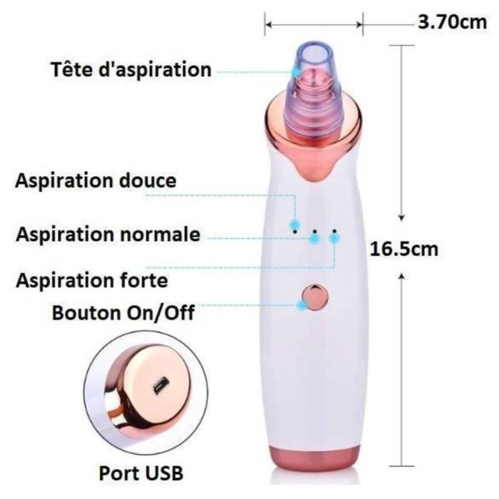 Aspirateur a points noirs nettoyeur de pores