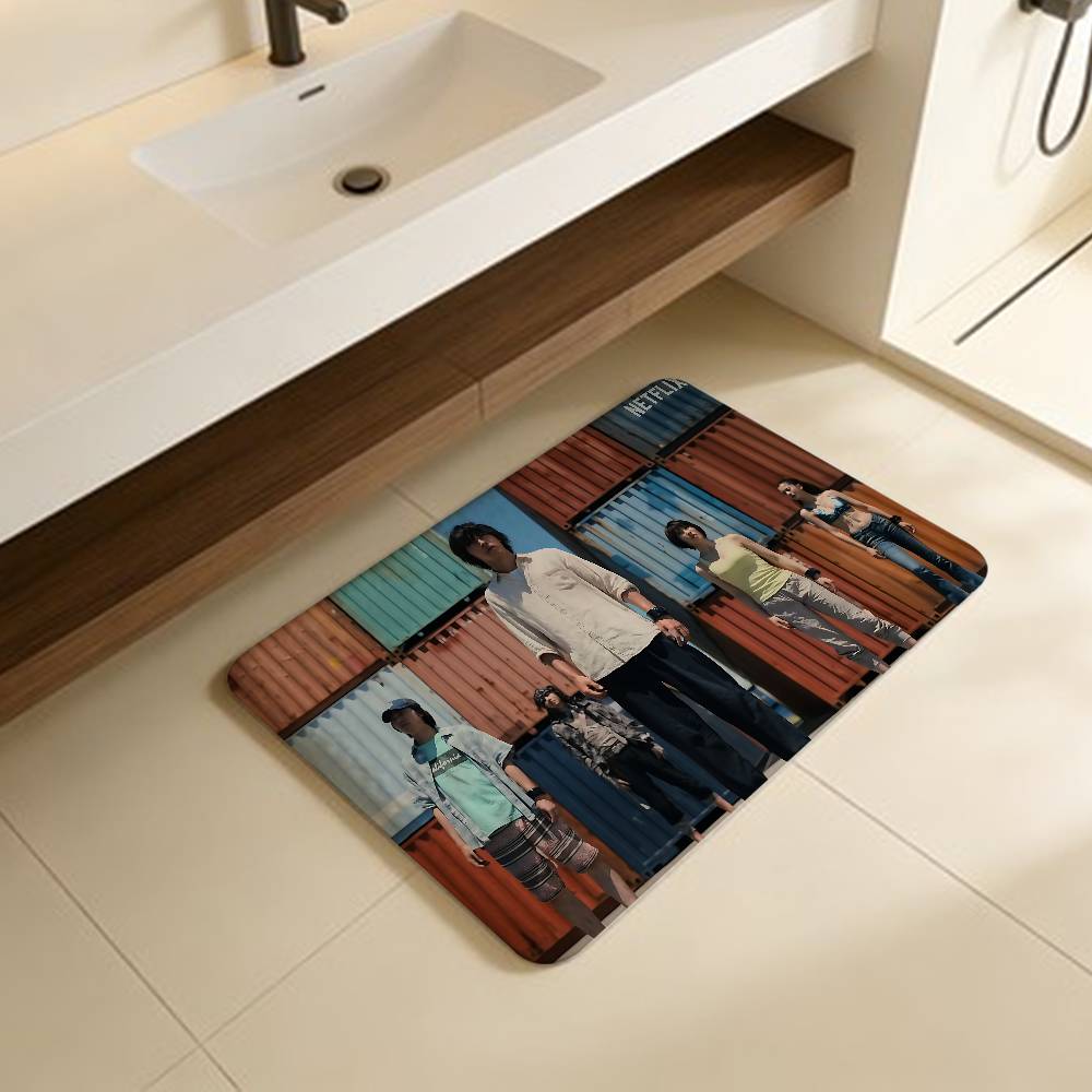

Japan TV A-Alice In B-Borderland Hallway Carpet Washable Non-Slip Living Room Sofa Chairs Area Mat Kitchen Doormat Area Rug 40x60cm