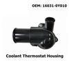 16031-0Y010 Engine Coolant Thermostat Housing Assembly Replacement Cooling System for Limo