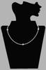 Handmade Beaded Choker Necklace with Heart Charms for Women