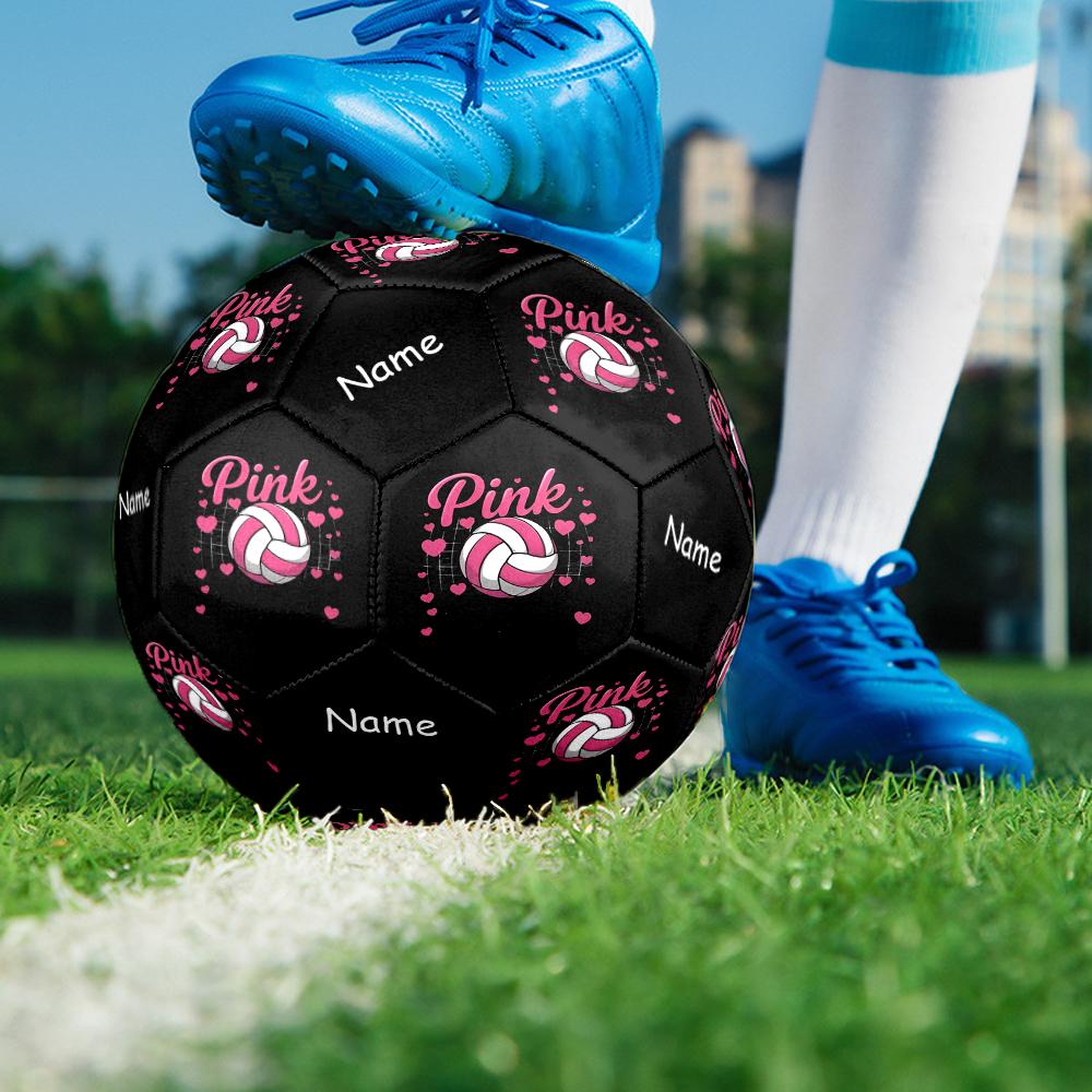 Custom Name volleyball Theme Size 5 Soccer Ball, Suitable for Both Indoor and Outdoor Matches, a Gift Suitable for Everyone.