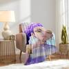 Gruppo di Ragazze Anime K-POP  Coperta Morbida Calda delle Quattro Stagioni  Copriletto Spesso a Maglia in Poliestere per Tutte le Stagioni per Letto, Campeggio, Viaggio  Regalo Perfetto