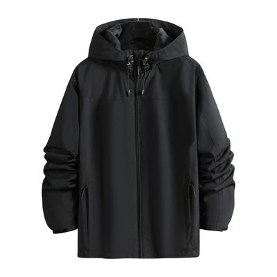 Spring And Autumn Storm Jacket Men's Solid Color Jacket Windproof Waterproof Four Seasons Mountaineering Clothing Single Layer