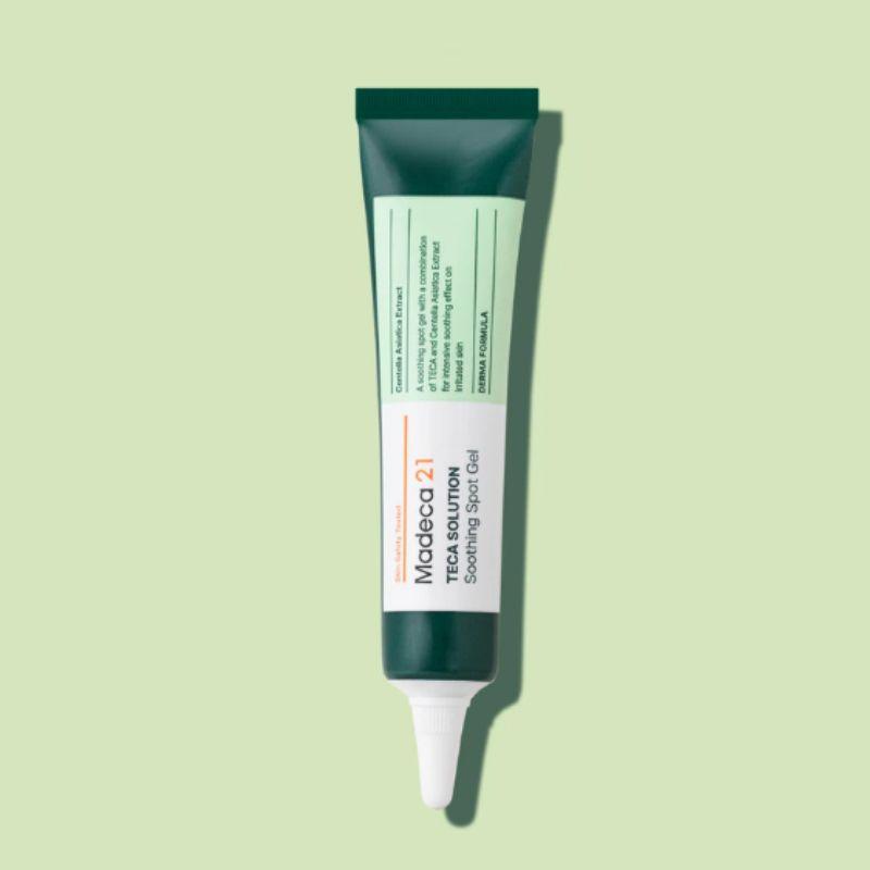 Madeca21 TECA Solution Soothing Spot Gel 15ml – Calming Targeted Spot Care Gel for Blemish-Prone Skin