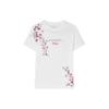 Heritage Printed Letter American Vintage Fashion Casual Crew Neck Short Sleeve T-Shirt Women Tops Cloud-White F11W418106F-WT