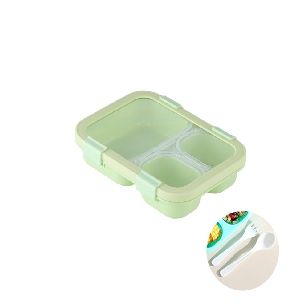 with Tableware Macaron Color Lunchbox With Tableware Camping Food Container  Kitchen Supplies
