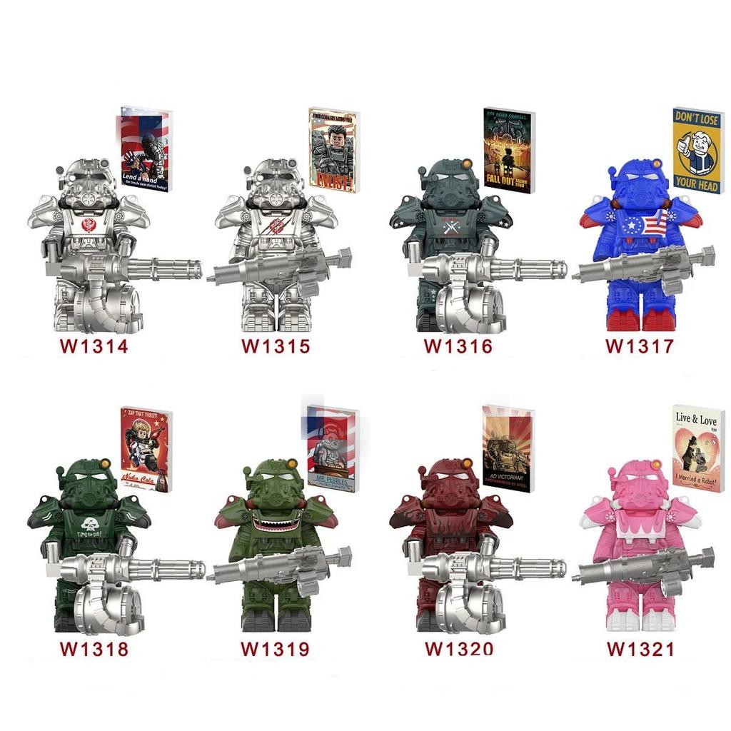 Fallout Spill Kraft Byggeklosser Leker