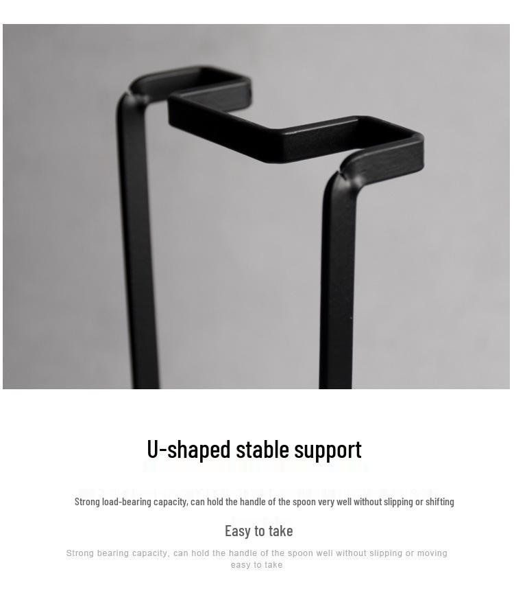 Stainless Steel Spoon and Ladle Holder - Skimmer Rack for Kitchen & Restaurant