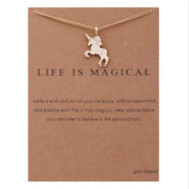 

Эффектное колье Rare Life Is Magical, золотые украшения