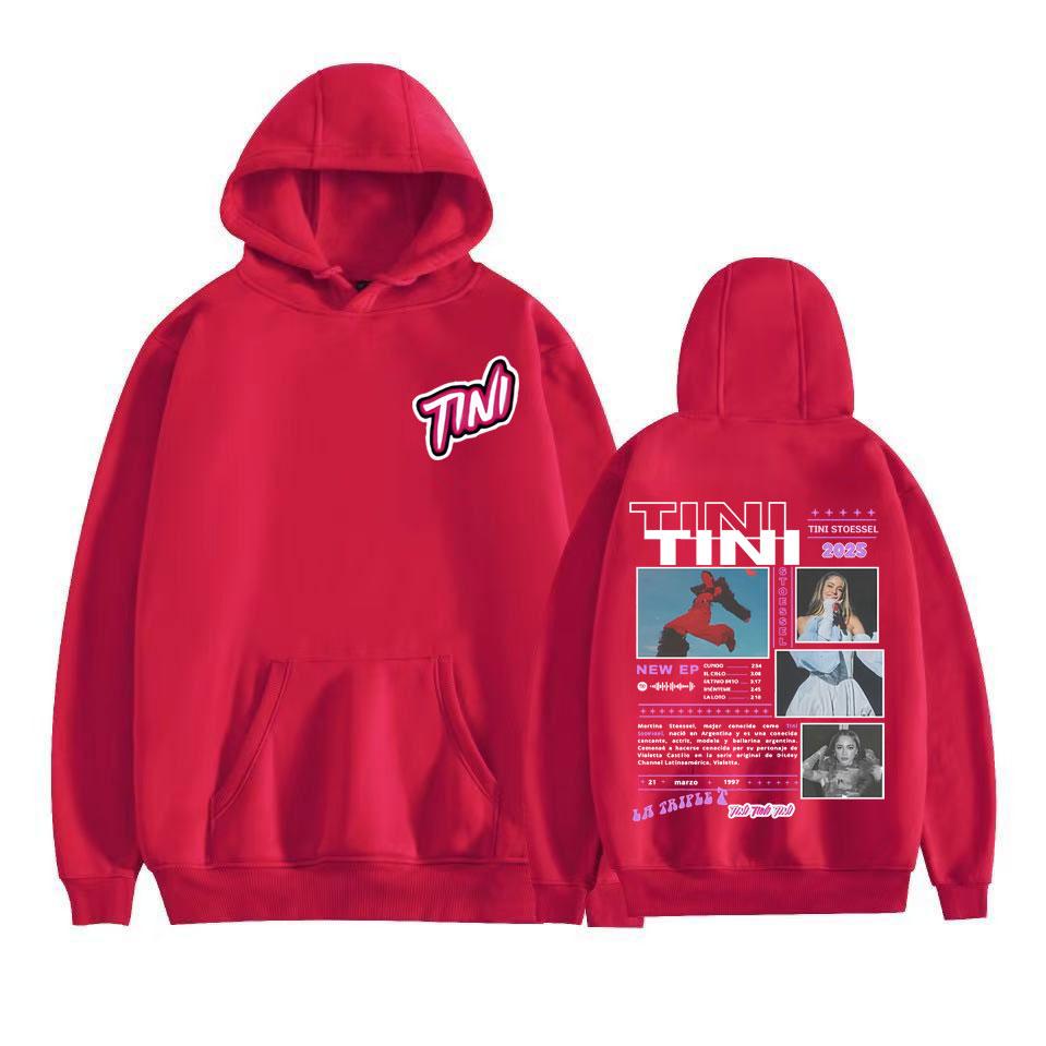 Singer TINI STOESSEL Album 2025 Tour Cover Hoodies Men Women Clothing Fashion Aesthetic Sweatshirts Casual Comfort Fleece Hoodie